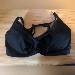 Athleta Cross Front Bikini Top 36D/DD